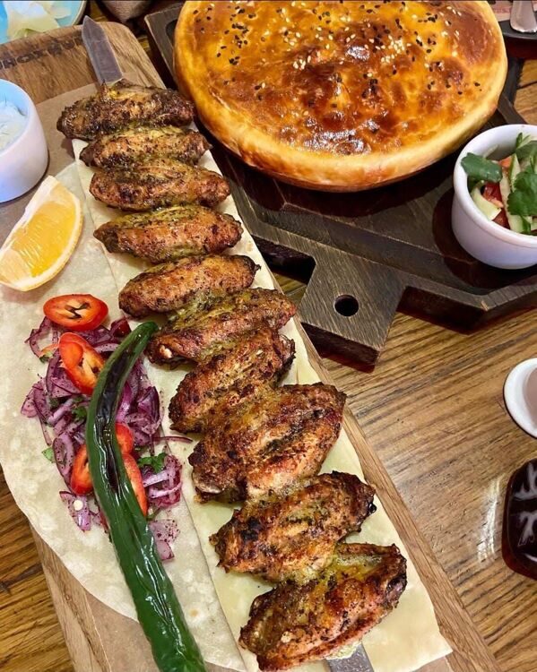 СЕТ ШАШЛЫЧНЫЙ ИЗ КУРИНЫХ КРЫЛЫШЕК